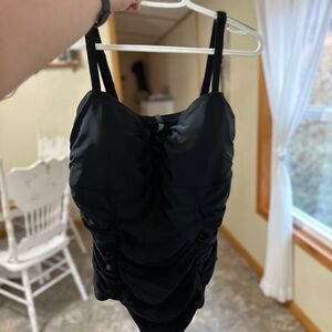 Torrid Slim Fix Lattice Front Swimsuit